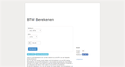 Desktop Screenshot of btwberekenen.net