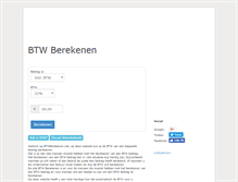 Tablet Screenshot of btwberekenen.net